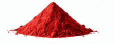 Red powder pile representing a generic superfood blend